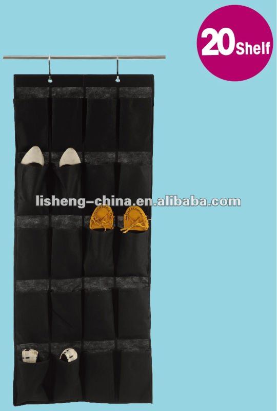 20-pockets over the door hanging wall shoe organizer