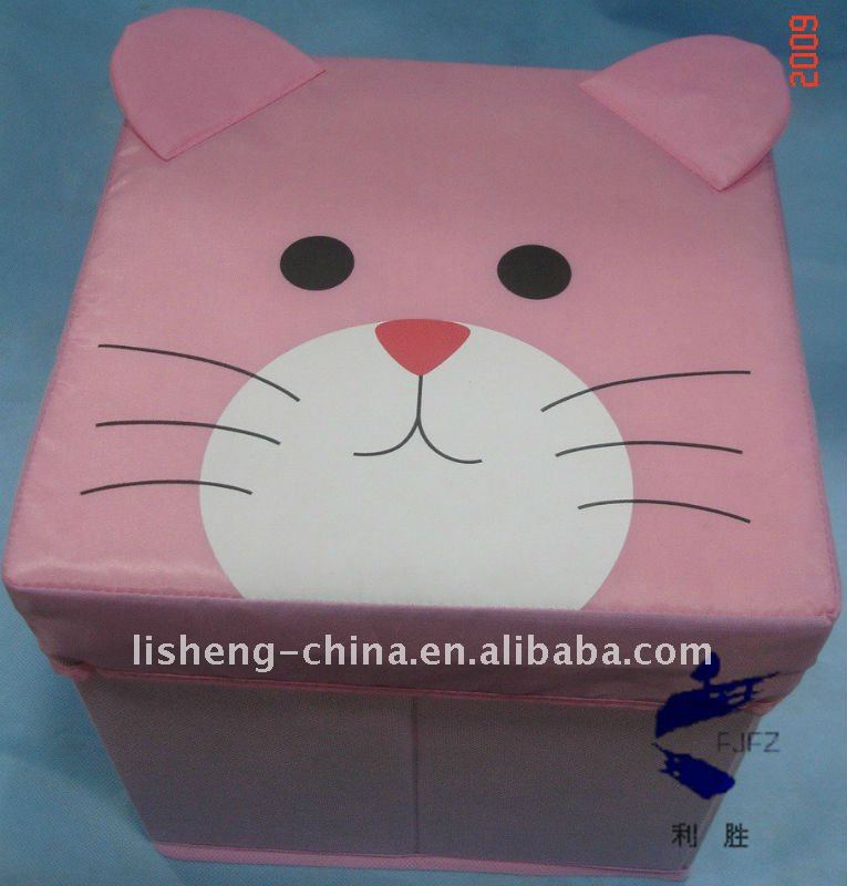 kids' storage stool