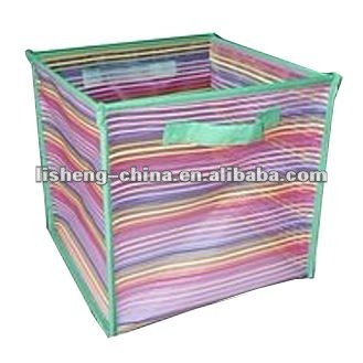 Cube kids stackable plastic mesh storage bins