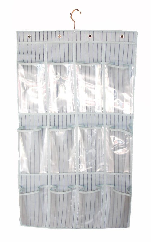 Wall Plastic Fabric Pocket Hanging Organizer