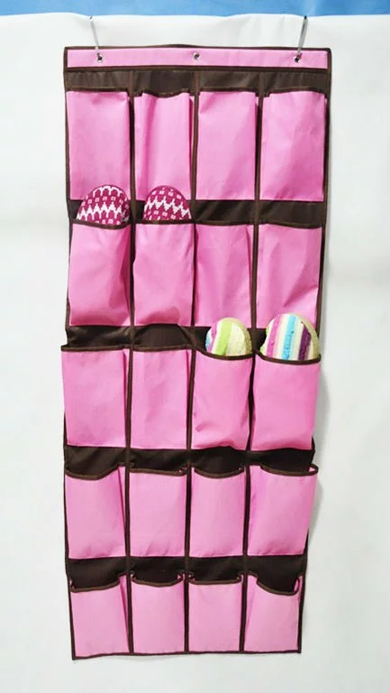 600*300D polyester 20 pockets shoes organizer hanging organizer
