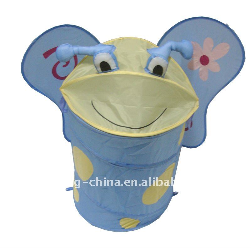 Kids can do Lovely foldable Animal pop-up laundry hamper