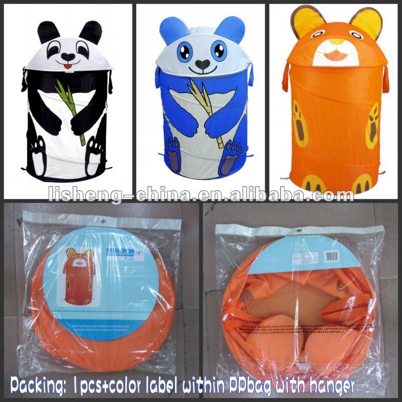 Kids can do Lovely foldable Animal pop-up laundry hamper