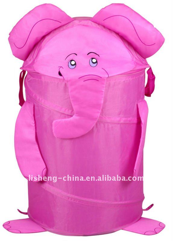 Kids can do Lovely foldable Animal pop-up laundry hamper