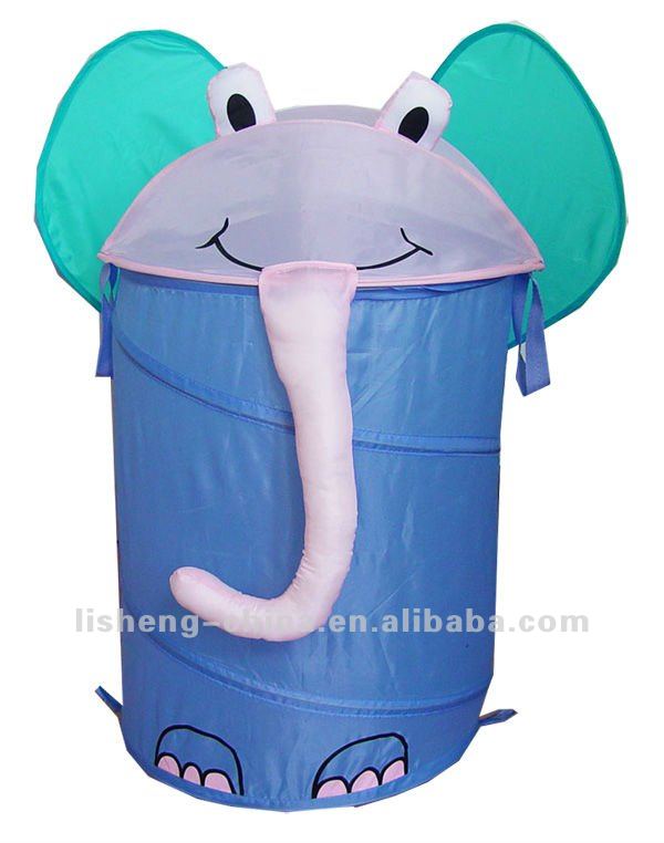 Kids can do Lovely foldable Animal pop-up laundry hamper