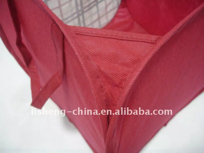 Non-woven foldable laundry hamper