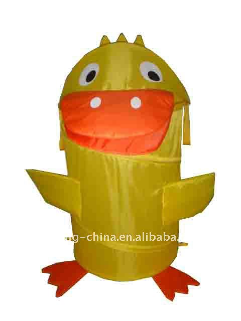 Kids animal round pop-up laundry hamper