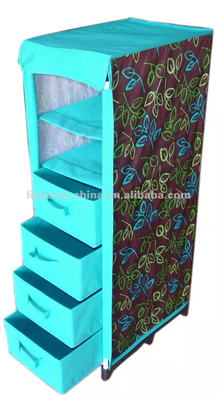 6-sheft Wardrobe With 2 Drawers